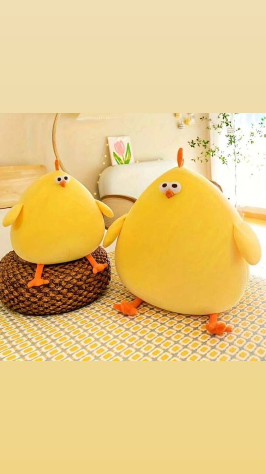عروسک جوجه چشم قلمبه گرد